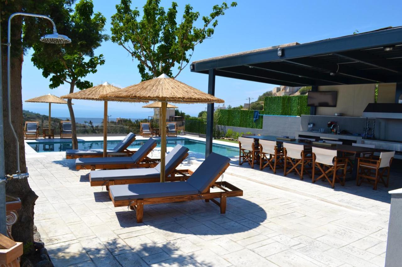 "Stergiou Luxury Apartments" Με Κοινη Πισινα Saronida Dış mekan fotoğraf