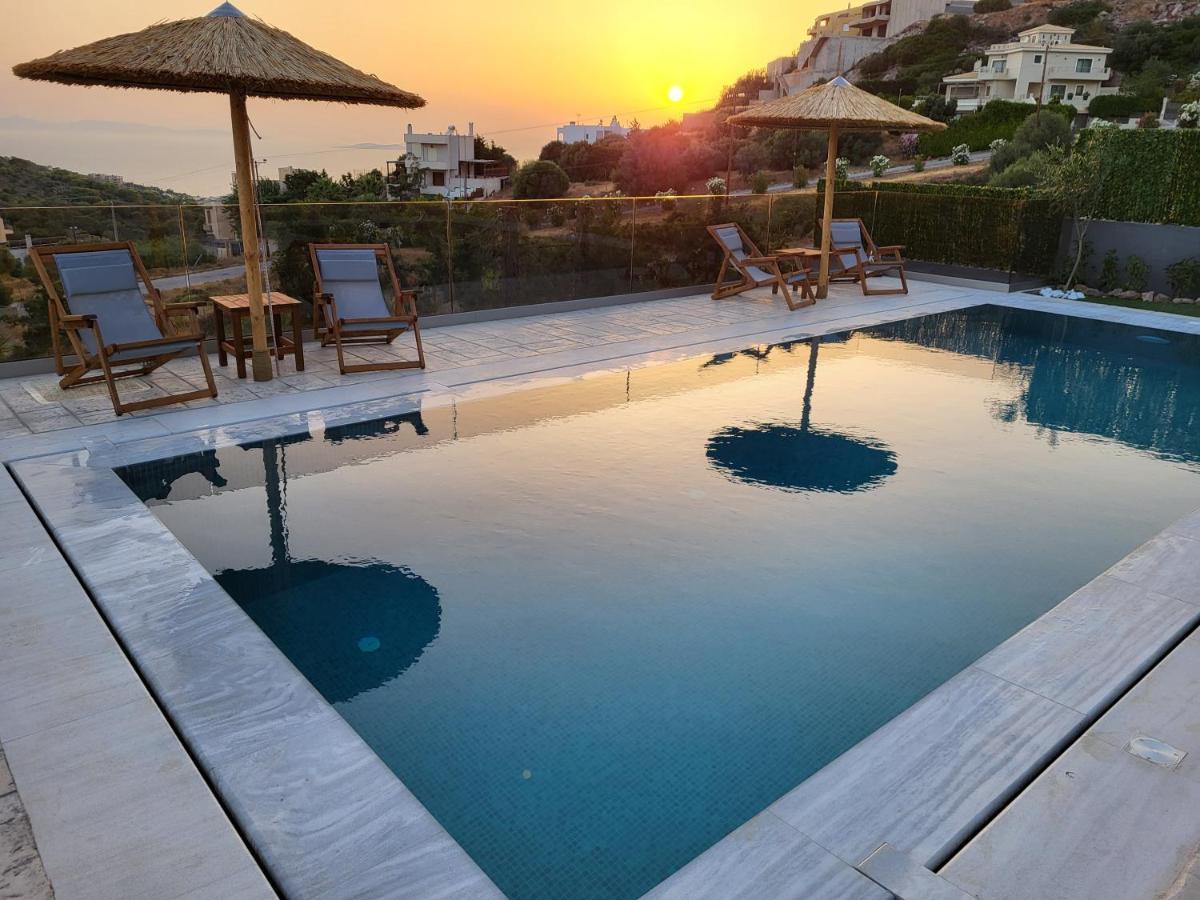 "Stergiou Luxury Apartments" Με Κοινη Πισινα Saronida Dış mekan fotoğraf