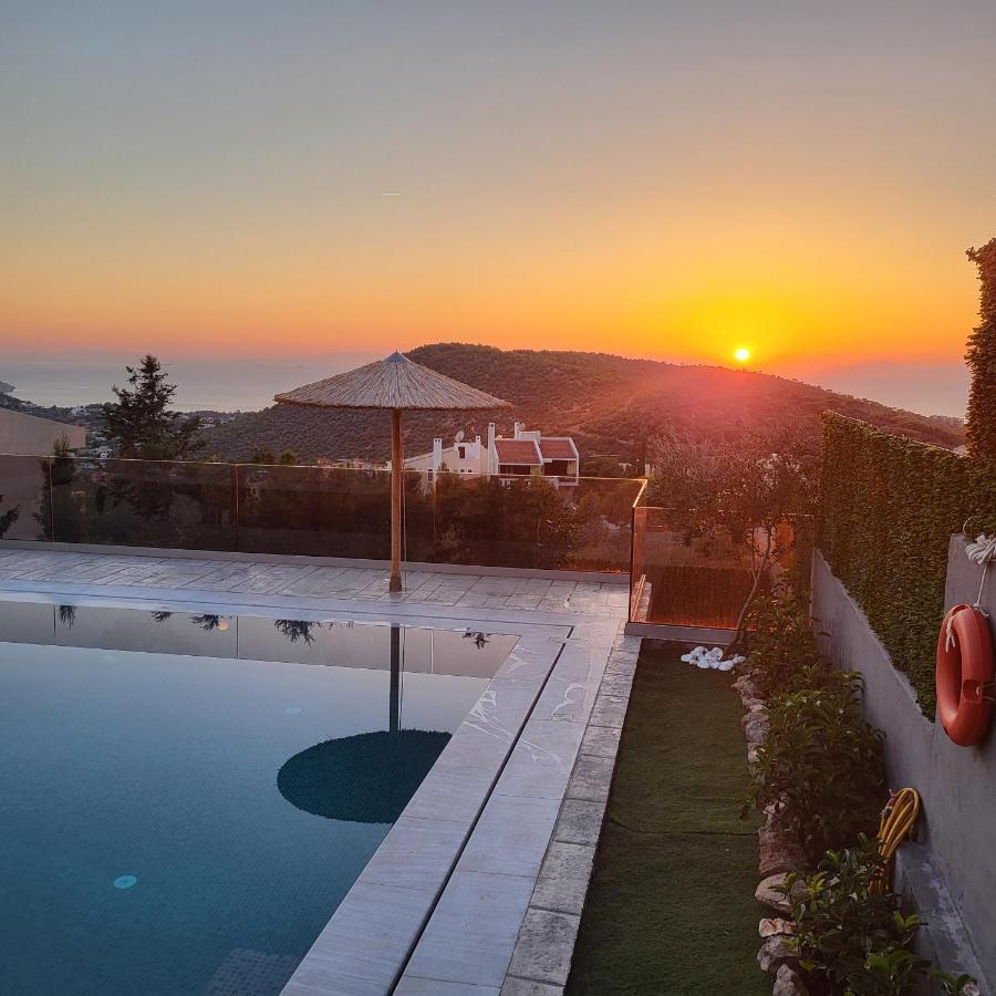 "Stergiou Luxury Apartments" Με Κοινη Πισινα Saronida Dış mekan fotoğraf